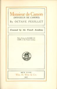 Monsieur de Camors