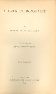 Citizeness Bonaparte