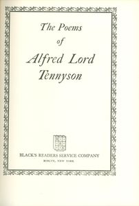 The Poems of Tennyson