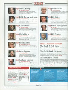 Rolling Stone Issue 1039: The Fortieth Anniversary