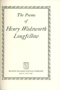 The Poems of Longfellow