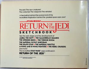 Star Wars Return of the Jedi Sketchbook
