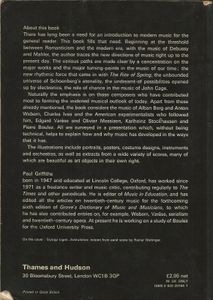 A Concise History of Modern Music (from Debussy to Boulez)