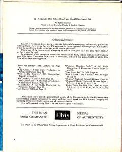 Elvis Special 1972 - An Elvis Monthly Special