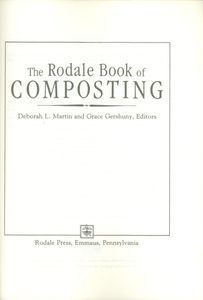 The Rodale Book of Composting