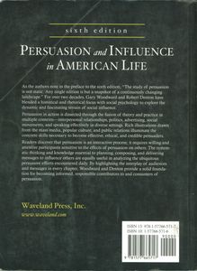 Persuasion and Influence in American Life