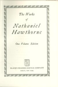 The Works of Hawthorne