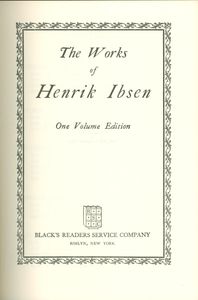 The Works of Ibsen