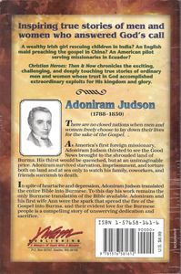 Adoniram Judson (Bound for Burma)