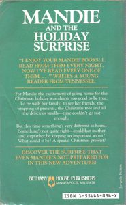 Mandie And The Holiday Surprise