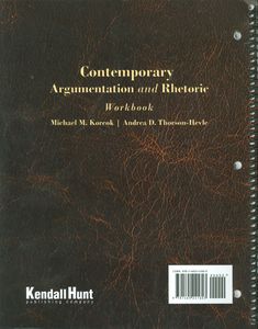 Contemporary Argumentation and Rhetoric