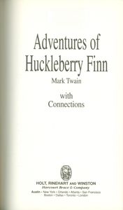 Adventures of Huckleberry Finn with Connections