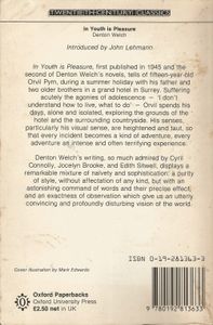 In Youth is Pleasure