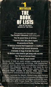 The Book of Lists