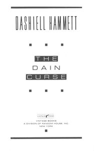 The Dain Curse