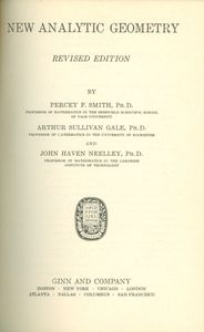 New Analytic Geometry