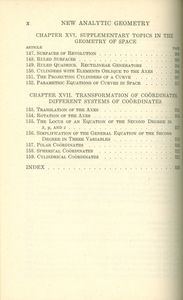 New Analytic Geometry