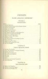Analytic Geometry