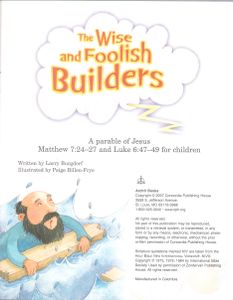 The Wise and Foolish Builders