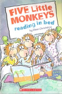 Five Little Monkeys Reading In Bed