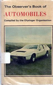 The Observer's Book Of Automobiles