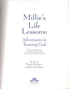 Millie's Life Lessons: Adventures In Trusting God (A Study Guide)