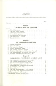 Plane Trigonometry