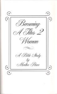 Becoming A Titus 2 Woman
