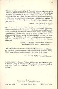 Jonathan Edwards, Pastor: Religion And Society In Eighteenth-Century Northampton