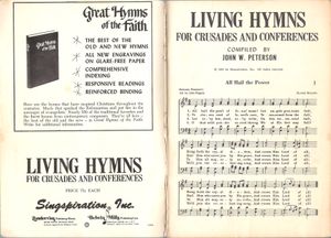 Living Hymns For Crusades And Conferences