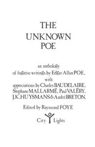 The Unknown Poe