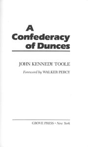 A Confederacy of Dunces