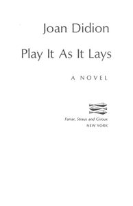 Play It as It Lays