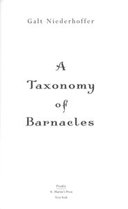 A Taxonomy of Barnacles