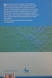 Einführung In Die Germanistische Linguistik