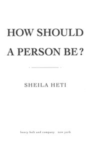 How Should a Person Be?