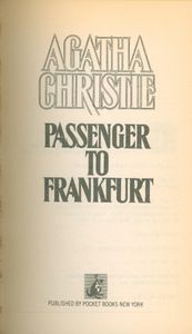 Passenger to Frankfurt