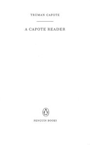 A Capote Reader