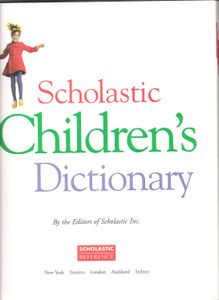 Scholastic Children's Dictionary