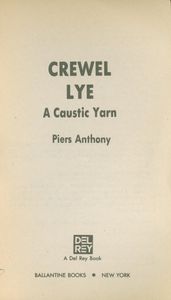 Crewel Lye: A Caustic Yarn