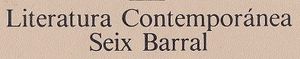 Literatura Contemporánea Seix Barral