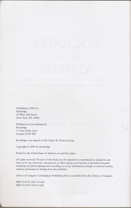 Socrates against Athens: Philosophy on Trial