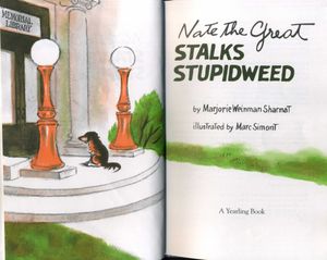 Nate The Great Stalks Stupidweed