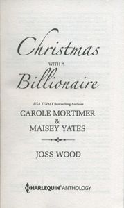 Christmas With A Billionaire