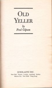 Old Yeller