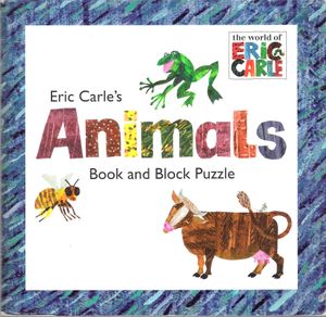 Animals: Book and Block Puzzle