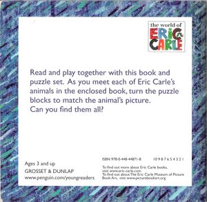 Animals: Book and Block Puzzle