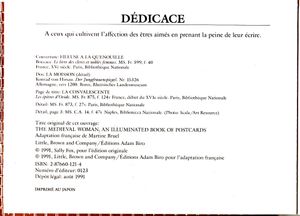Les Dames Du Temps Jadis - Un Livre de Cartes Postales Enluminées