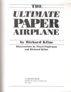 The Ultimate Paper Airplane