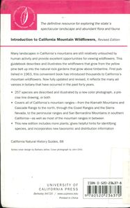 Introduction To California Mountain Wildflowers